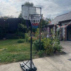 Basketball stand and hoop