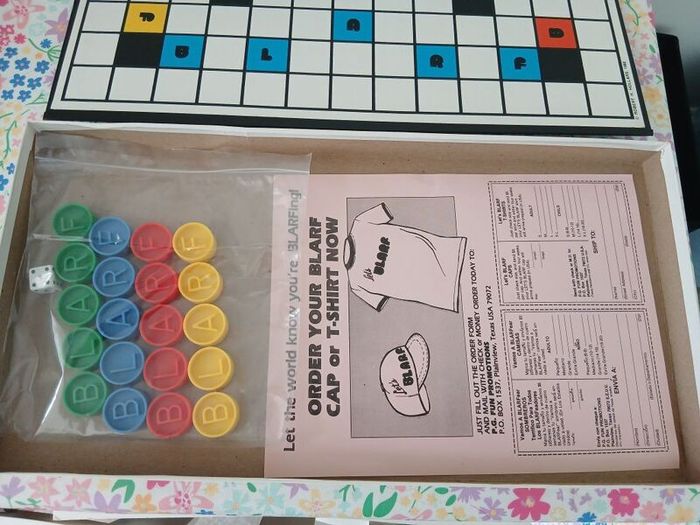 Vintage 1981 BLARF board game