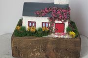 Handcrafted tiny wooden cottage!