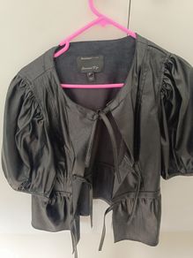 river island leather top