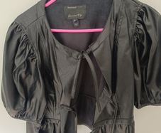 river island leather top