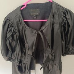 river island leather top