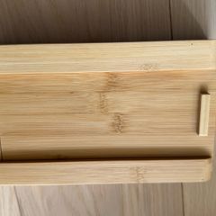 Hidden drawer in bamboo
