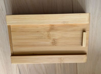 Hidden drawer in bamboo