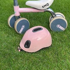 Kids scooter and helmet
