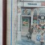Old advertising shop front picture print ,different brands for sale, in the shop,nice for any home bar or man cave pub restaurant etc,,buyer collects thank you,, rather buyer collects with the glass ,sold as is ,,see pictures for condition Image 6