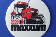 CASE IH MAXXUM (5140 Tractor) - large 56mm dia. button badge (c.1990). A scarce badge!