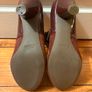 Clarks Burgundy Mary Jane Heels (UK4) Image 5