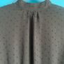 Ladies long black maxi dress with v neck detail Image 3