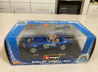 Shelby Cobra 427 40 Years anniversary scale 1/24 Burago