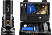 LED Super Bright, Rechargeable LED Torch 10000 Lumens XHP70.2, IP67 Waterproof Tactical Flashlight, Powerful Torch for Camping Hiking Emergency Gift with 6000mah Battery (FREE POSTAGE)