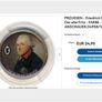 Frederick the Great | The old Fritz | enamel portrait coin Image 4