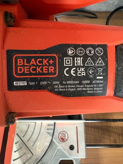 mitre saw / chop saw black and decker