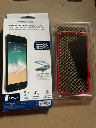 Tempered Glass Screen Protector hd ultra for Apple iPhone  8 7 SE 6 6s