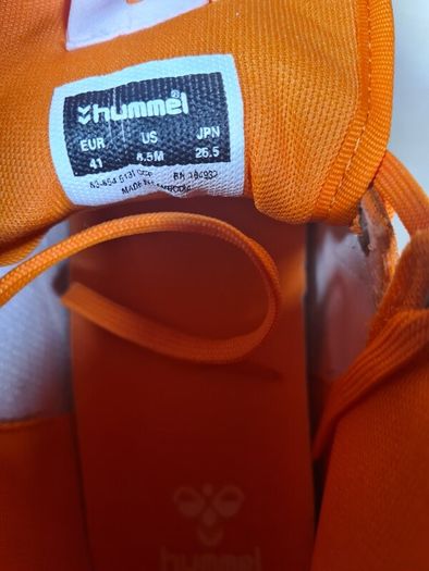 Hummel HI TOP trainers Orange Karma Size UK 7 EU 41 unisex