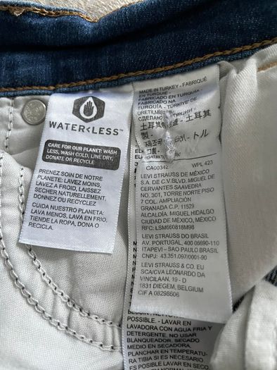 Levi's 724 High Rise Straight Jeans - W29 L32 - Premium Italian Denim
