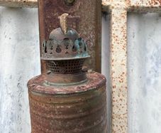 Antique wall lamp