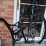 iron cast garden bench sides ends Image 3