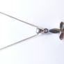 Vintage Sterling Silver 925 Cross and Necklace length 14,5" - 3,43g Image 4