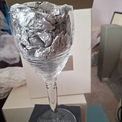 Jasper Conran Waterford Crystal Strata Goblets x 6