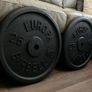 2x25kg Europa standard 1" diameter weight plates Image 3