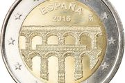 Spain 2 Euro Commemorative Coin 2016 - Segovia. Uncirculated.