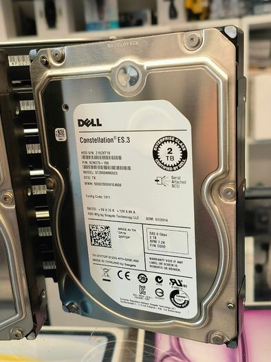 Dell 2TB SAS 6Gbps 3.5" HDD Enterprise Tested Grade A