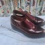 Marco Moreo platform patent leather maroon shoes Image 7