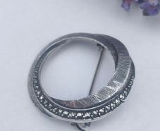 Art Deco Sterling Silver Brooch