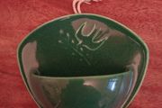 Irish hand made art pottery holy water font