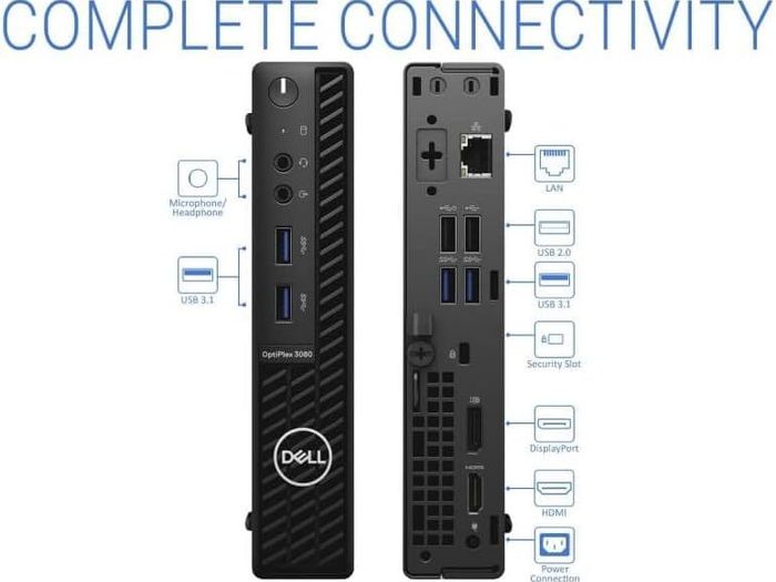 Dell Optiplex 3080 Mini PC Core i5 10500 (10th Gen) 16GB RAM 500GB SSD Windows 11 Pro