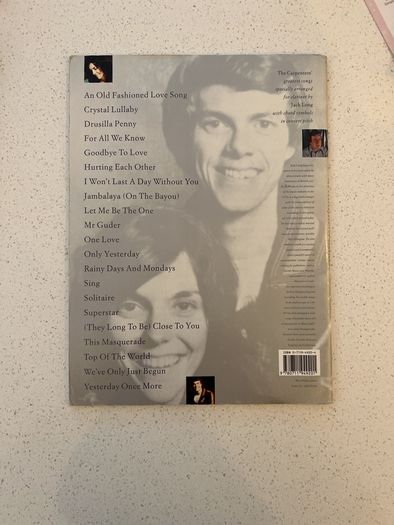 The Carpenters For Clarinet Sheet Music Book