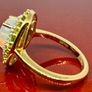 Silver ring with Ethiopian Opal Image 7