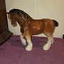 Vintage Sylvac Ceramic Shire Horse Image 3