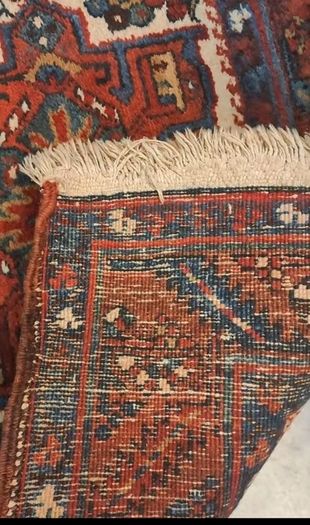 XL Vintage 440cm X 90cm  Persian Heriz Hand Knotted Runner Carpet