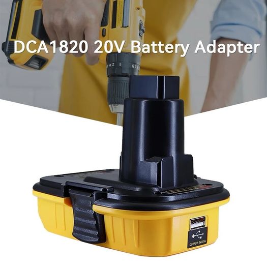 Adapter for Dewalt 18V Tools Convert Dewalt 20V Lithium Battery to Dewalt 18V NiCad NiMh Replacement  Battery Tools