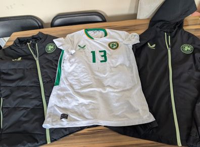 Ireland soccer team issued gear