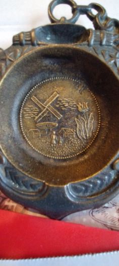 Antique Bronze Ashtray