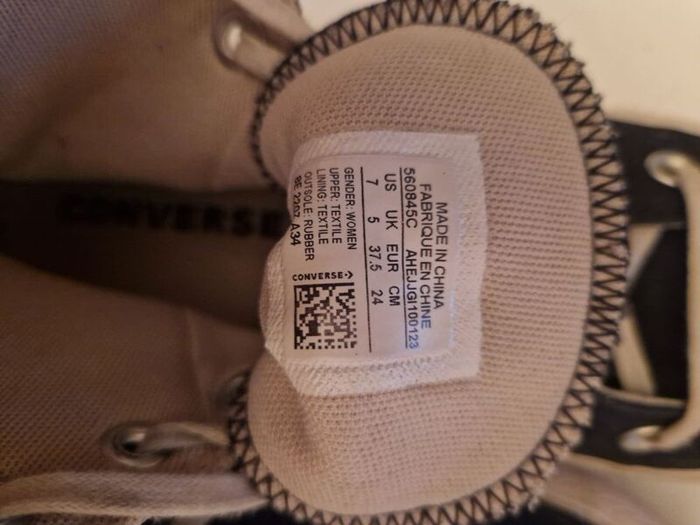 Converse Chuck Taylor All Star Lift Platform Canvas size 5.5