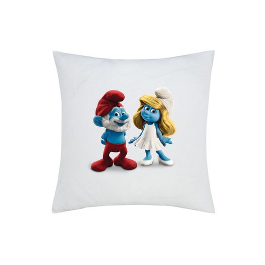 Smurf Cushion cover can be personalised