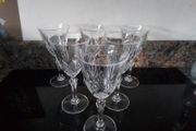 Cut Glass Crystal Wine Glasses