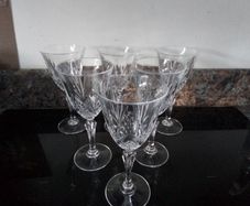 Cut Glass Crystal Wine Glasses