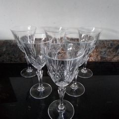 Cut Glass Crystal Wine Glasses