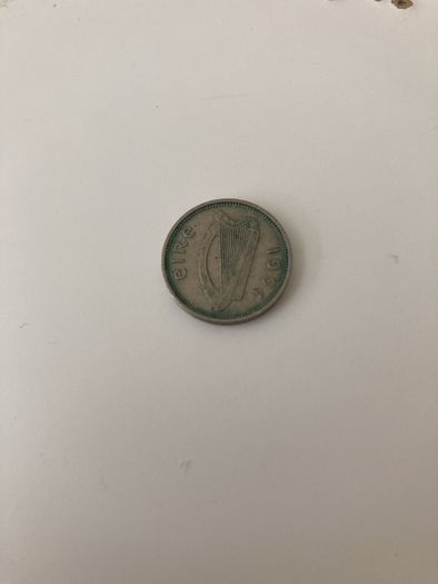 3 Irish pence 1942,1942,1942,1964,1967