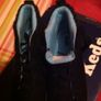Black designer keds black trainers/boots Image 3
