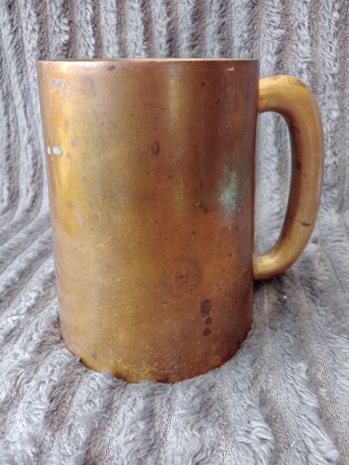 Vintage Solid Brass Tankard / Mug ( India )
