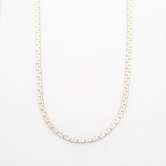 925 Sterling Silver Flat Curb Chain
