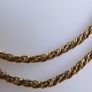 Vintage Solid 9Ct Yellow Gold 375 Rope Chain length 20" - 7g Image 5