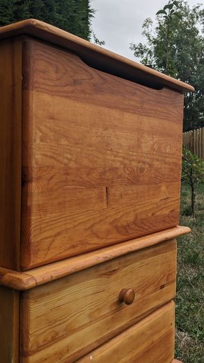Toy storage, solid wood chest