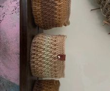crochet baskets